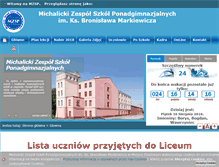 Tablet Screenshot of mzsp.pl